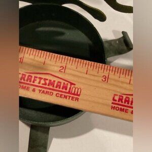 Vintage 2001 Green Frog Silhouette Tabletop Candle Holder 8” by FIGI